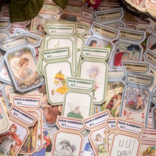 동화시리즈 스티커 패키지 장식 스티커 50매