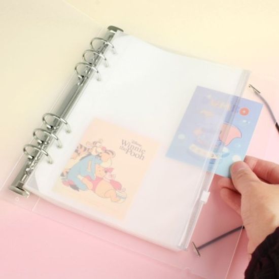 6공 바인더 리필내지 8종 앨범 스티커 포카