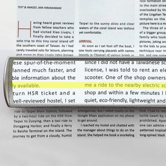 매그니프로 LED막대 문진 돋보기(4배율) IL025-FA1603