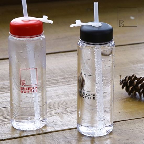 BULKUCK 트라이탄 스트로우 보틀 500ml (레드)
