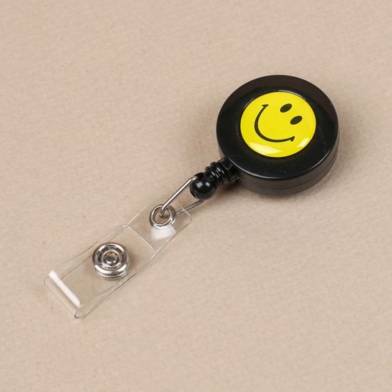 스마일 릴홀더 명찰고리 5p/사원증목걸이 줄목걸이