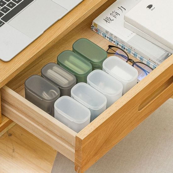 화이트 데이터 usb 케이블 충전기 보관함 정리함[WD11