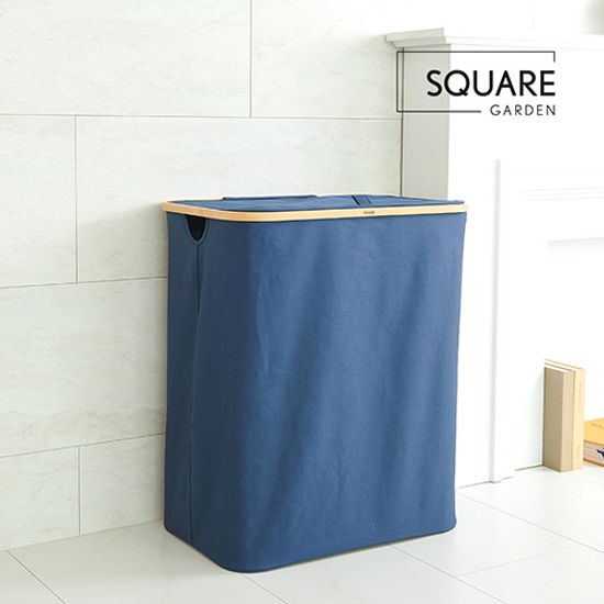 스퀘어가든 퓨어 네이비 140L 대용량  빨래바구니