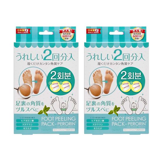 페로린 뒤꿈치갈라짐 풋마스크 민트향 2회분 2개