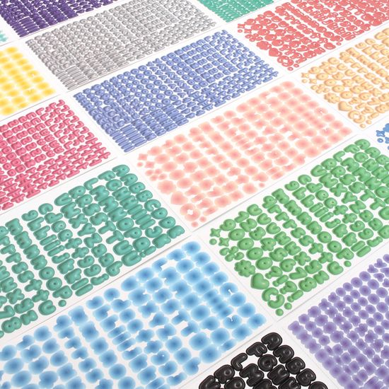 리코즈 이니셜 알파벳 한글 스티커팩 9매 다꾸 폴꾸