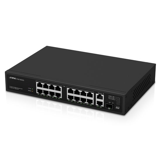 (아이피타임) ipTIME PoE1603Q 16포트 PoE 스위칭허브