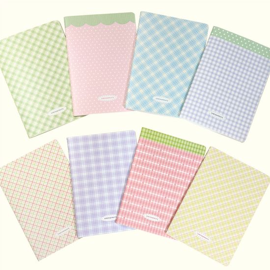 체크 앤 후르츠 스티치 노트 A5