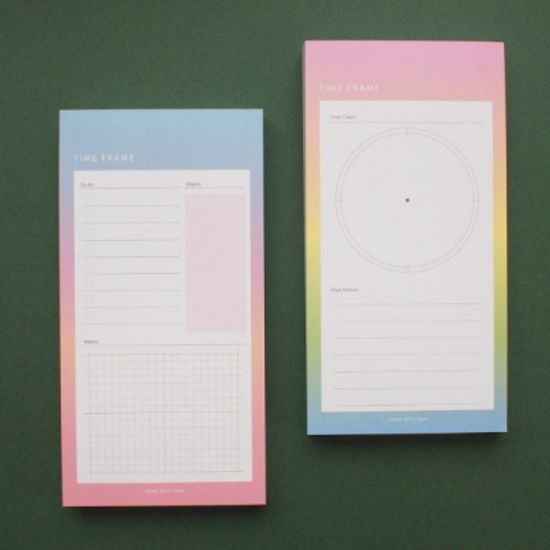 By Gradation TIME FRAME PAD SCHEDULE - M