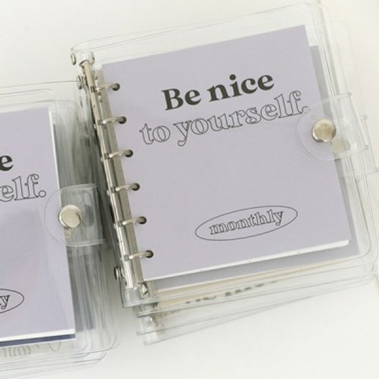 Be nice to yourself 미니 6공 먼슬리