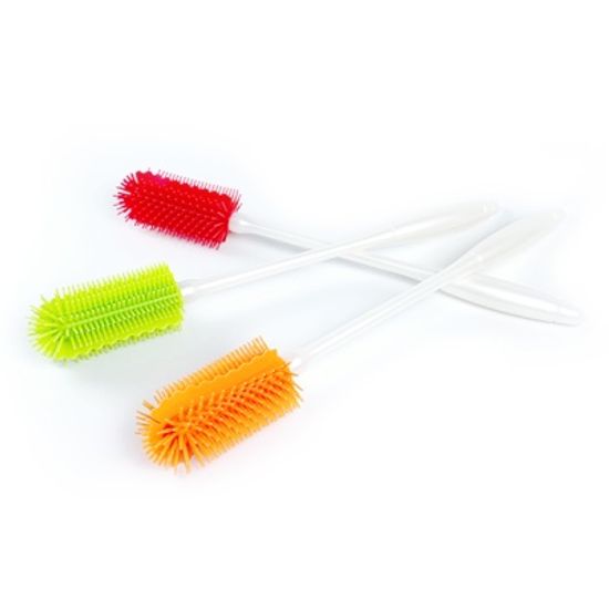 [도블레] 실리콘 젖병 세척솔 병솔 텀플러솔 (그린)