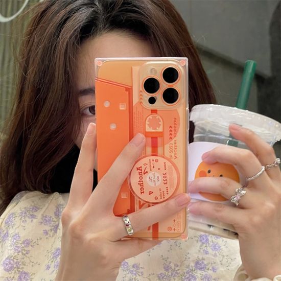 아이폰 14 13 12 카세트 테이프 모양 CD스피너 케이스