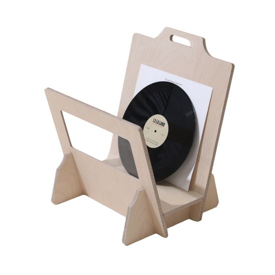 먼-동 자작 다용도 레코드판 거치대 LP 수납 정리 