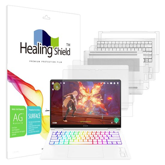 HP 오멘 14 슬림 fb0075TX 저반사 필름1매 외부3종