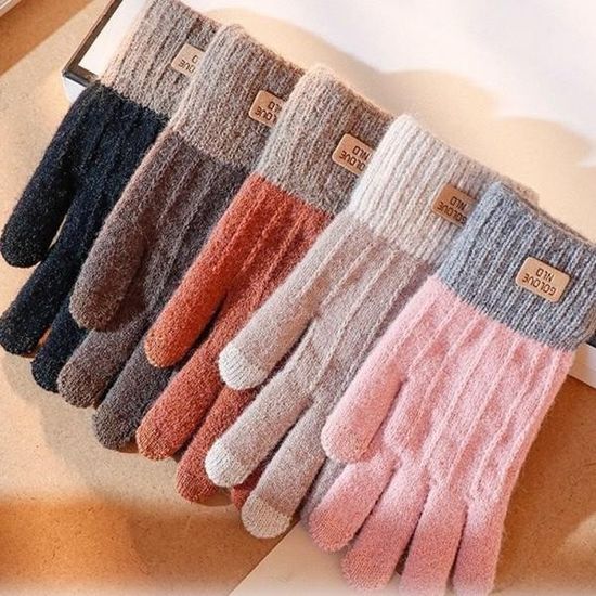 스마트폰터치 니트 캐시미어 장갑