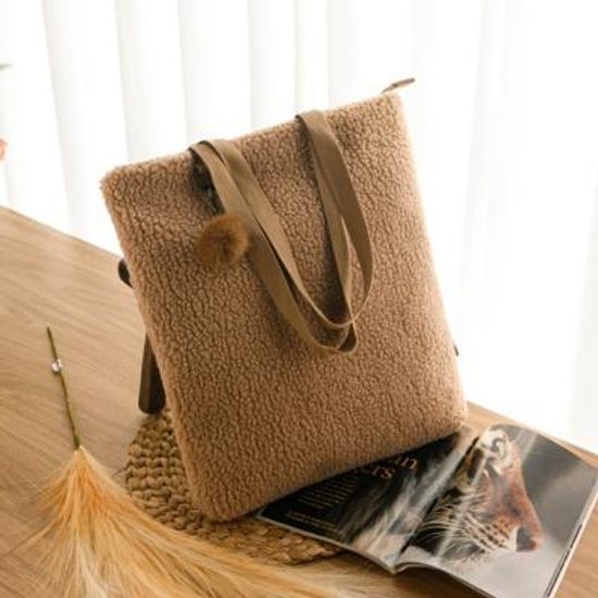 예쁜 겨울 양털 숄더백 가방 (4color)