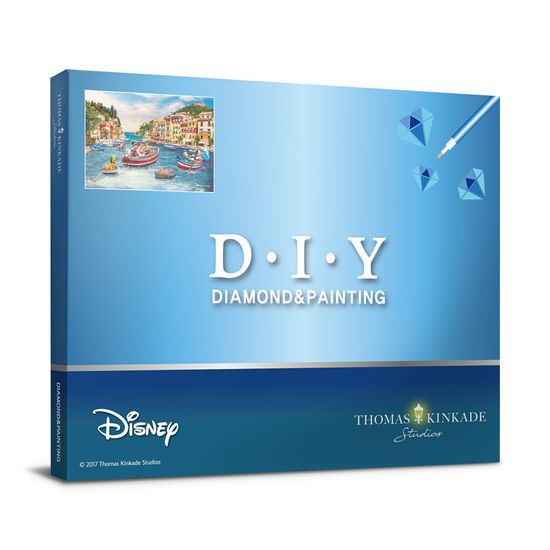 [Disney] 이탈리아의 미키와 미니 보석십자수 DT5006
