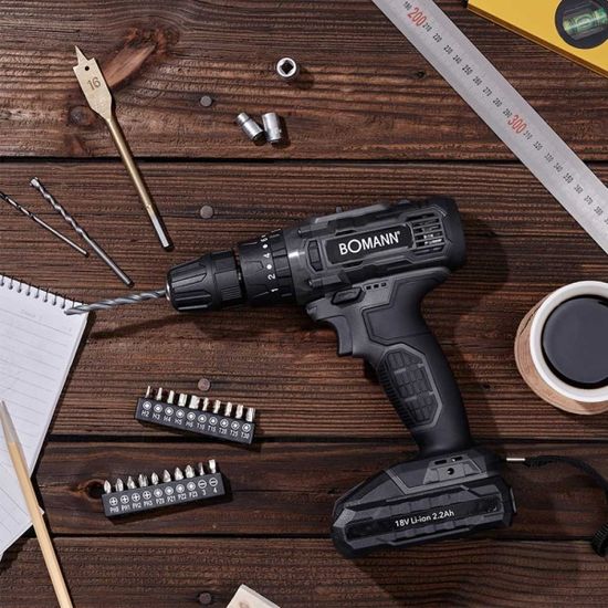 보만 충전식 무선 전동 공구 해머 함마 드릴 ED8301B