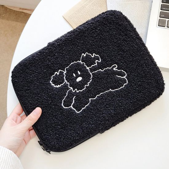 런댕댕 뽀글 아이패드 노트북 파우치 가방