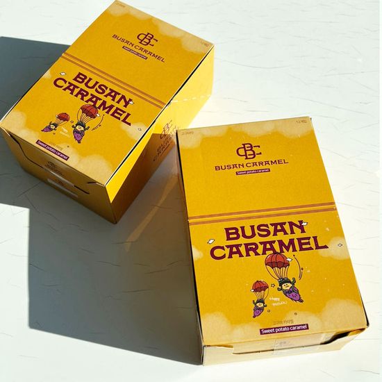 부산 바다소금 카라멜 50g 4개입 블루 1세트