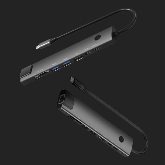 아이노트 8IN1 C타입 멀티 허브 화면잠금 CH63P