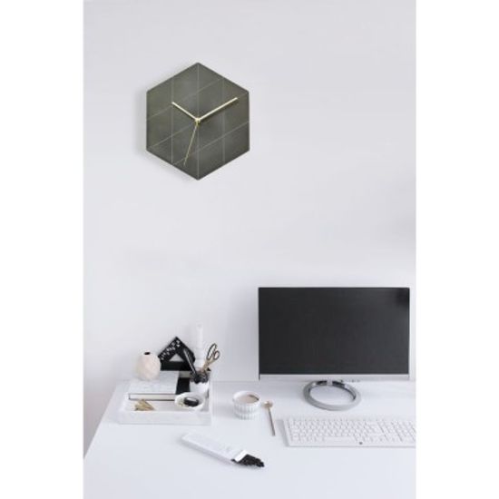 [CONCRETE] HEXALINE CLOCK