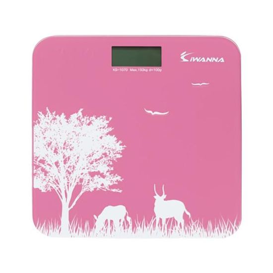 아이워너 전자식 디지털 체중계 핑크 스마트 체중측정