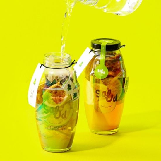 살룻 유자모히또 500ml 홈칵테일세트 + 칠링백