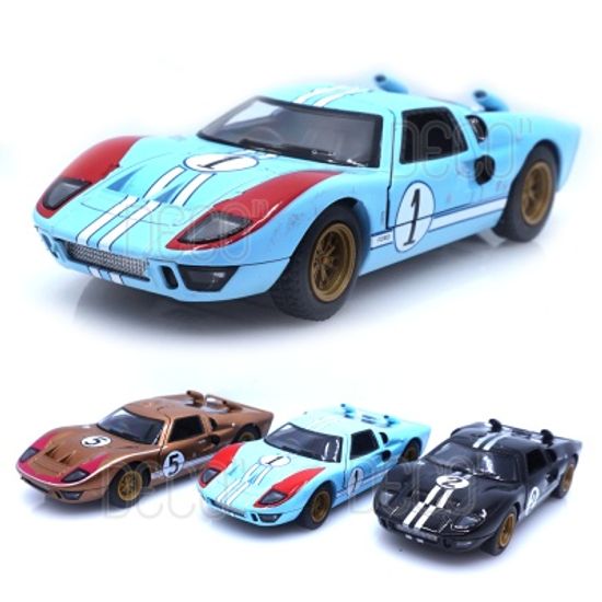 1966 포드 GT40 MK2 프린팅 미니카 풀백 다이캐스트 