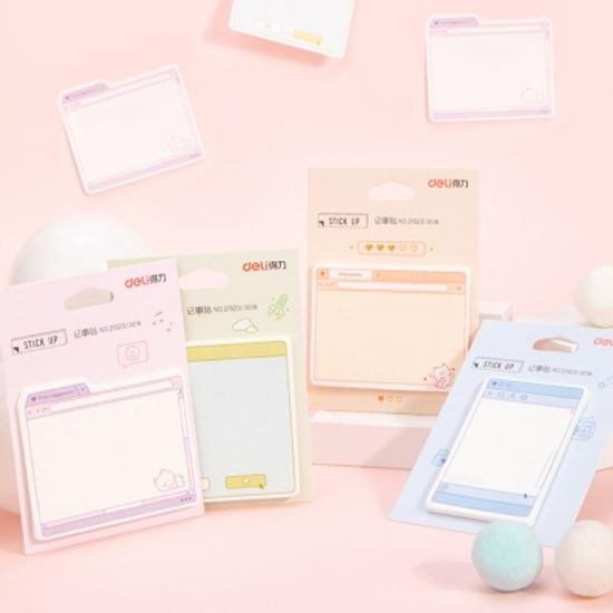 델리 스틱업 브라우저 점착메모지 30매