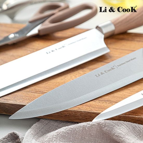 리앤쿡 노르딕 나이프 5종 + 레스트 항균도마 4종