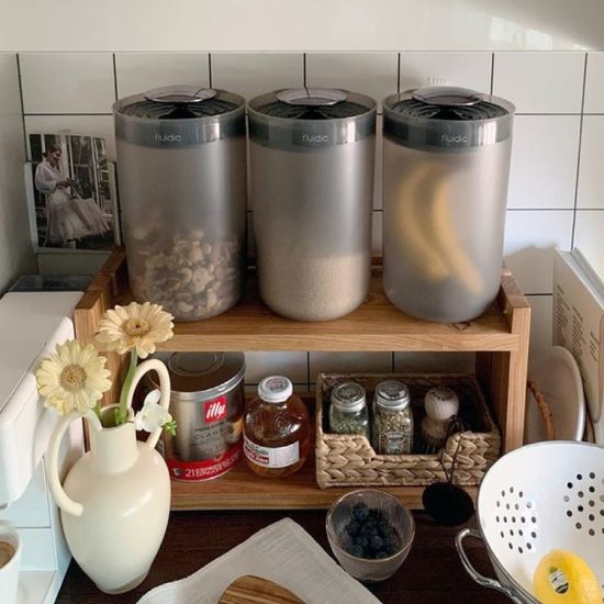 [엠지엠씨] 플루딕 진공 밀폐 쌀통 3L