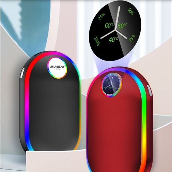 충전식 손난로 LED 보조배터리 무지개(WD0D7A9)