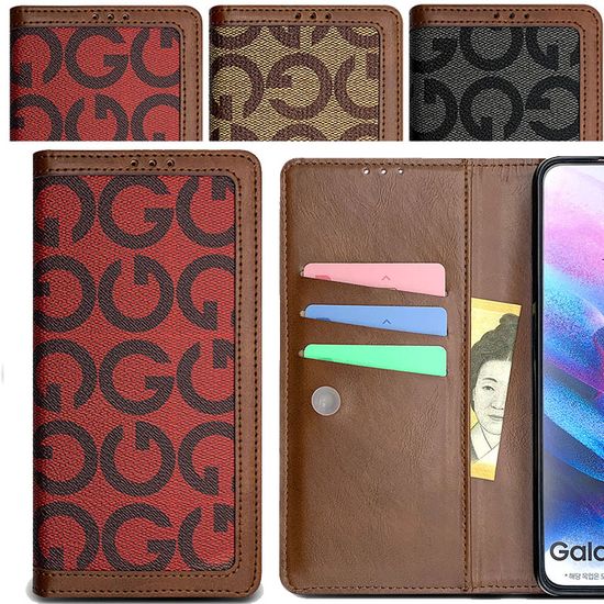 (NM G플립) (기종선택필수) 심플 패턴 플립케이스