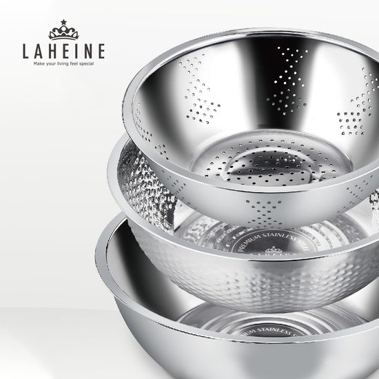 라헨느 더 퀸 포토프 스테인레스 믹싱볼 3종 세트