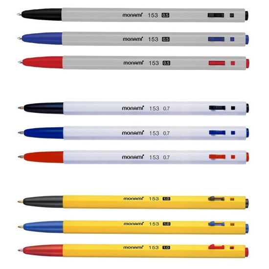 모나미 153볼펜 0.7mm 리필심 영심 1다스(12개입)