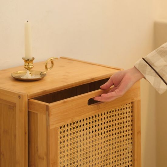 뱀부 케인 2단 수납장