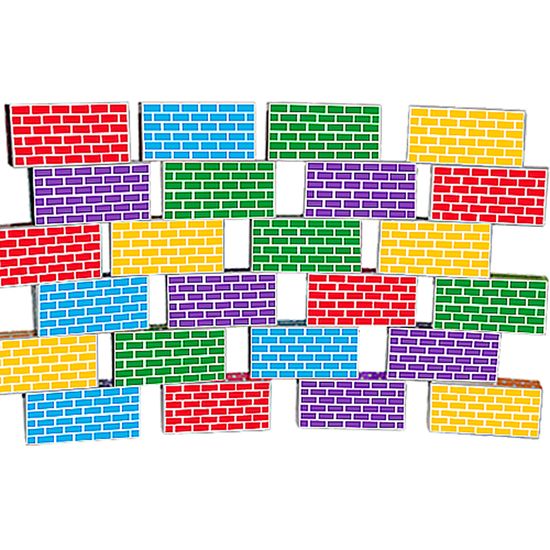 컬러 종이벽돌 50pcs