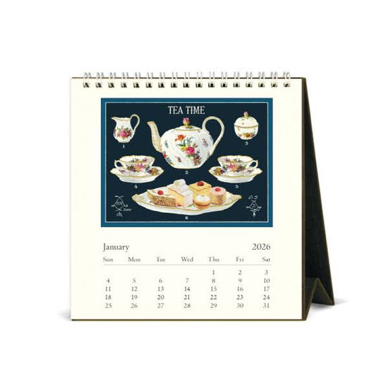 2026데스크캘린더 Tea Time