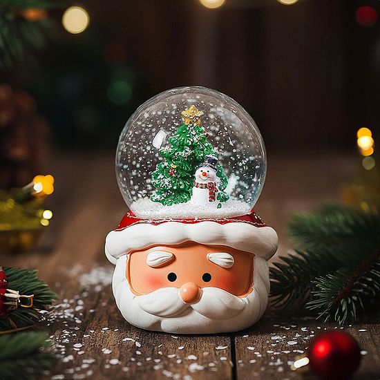  크리스마스 산타 스노우볼 무드등 LCM-SG04