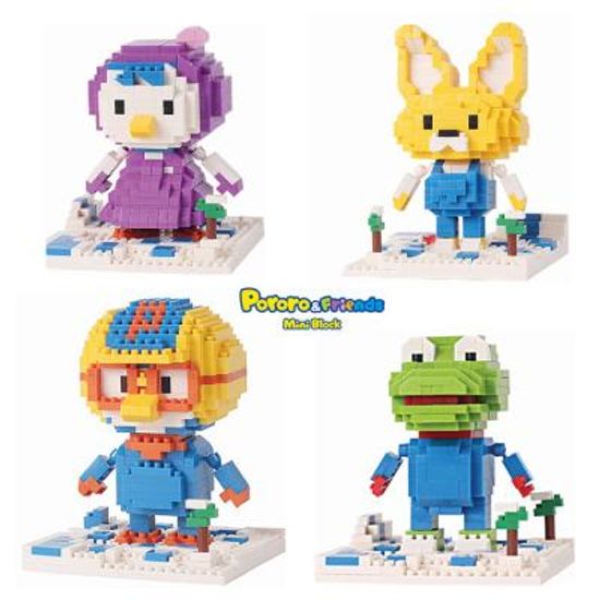 [대영]뽀로로/패티/크롱/에디 미니블럭_ 4종 1택