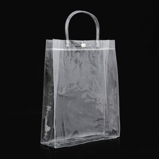 투명 PVC 쇼핑백 10p세트(26x31cm) 포장가방