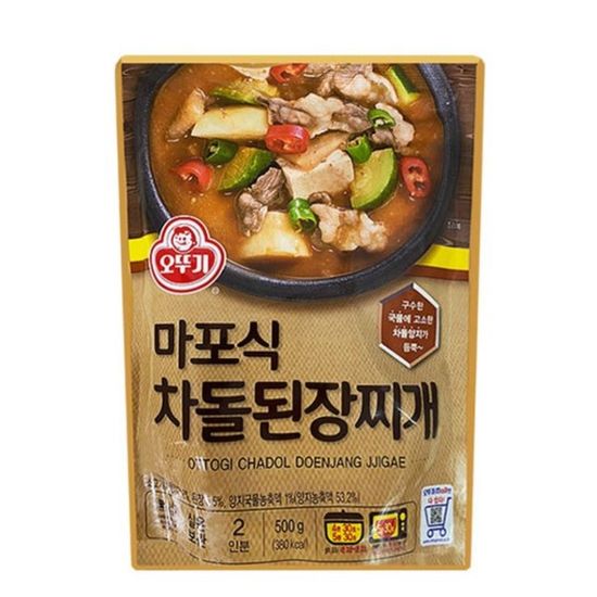 오뚜기 마포식 차돌 된장찌개 500g[WA94012]