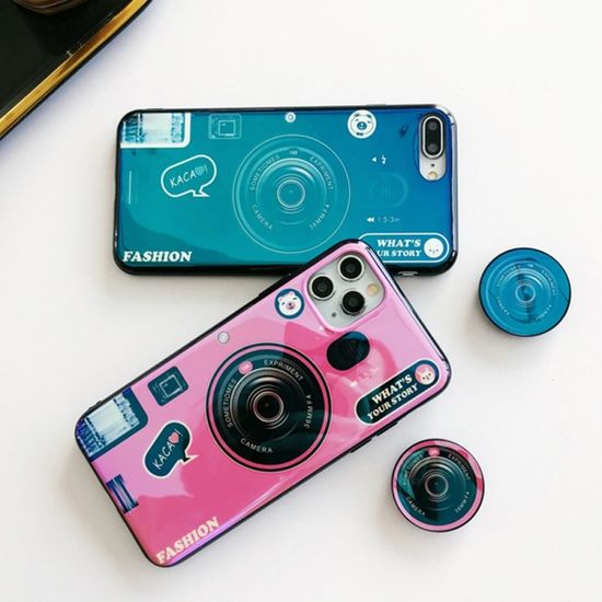 갤럭시s21/ultra/s21+ 빈티지 카메라 핑거톡 폰케이스