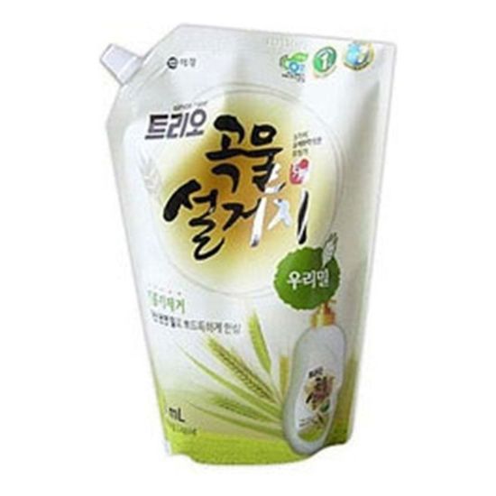 트리오 곡물설거지 우리밀 1.2L리필 4개(W00B647)