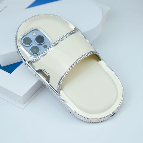 아이폰 15 14 13 12 메탈프레임 슬리퍼 거치대 케이스