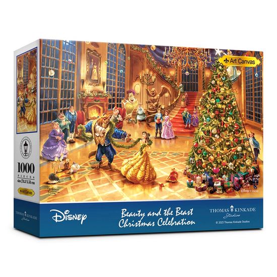 디즈니 킨케이드 미녀와야수의크리스마스 퍼즐 1000P