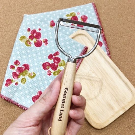 Gourmet Land 천연목 핸들 키친툴 감자칼