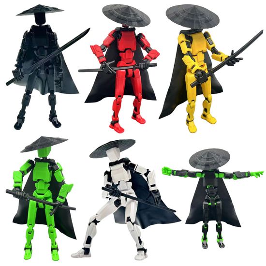 3D 프린팅 협객 기사 다관절 액션 피규어 블록 조립 