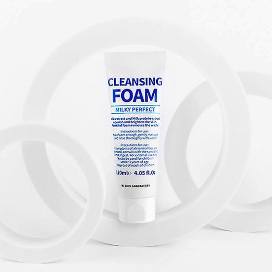 [W.피부연구소] 밀키퍼펙트 클렌징폼 120ml 3개