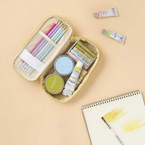 아카이브 펜 파우치 필통 ver.2_심플한 대형 필통